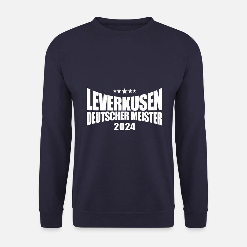 Leverkusen - Deutscher Meister 2024 - Unisex Pullover - Navy