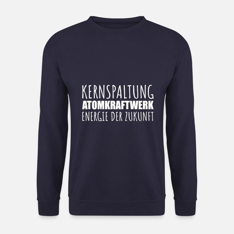 Kernspaltung Atomkraftwerk Energie der Zukunft - Unisex Pullover - Navy