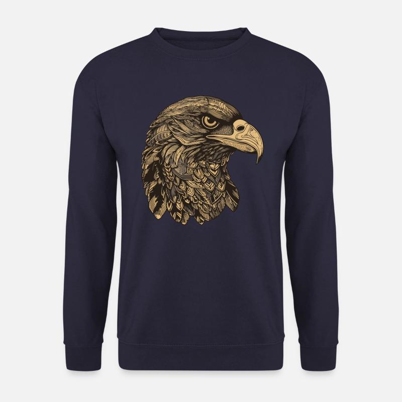 Adler Portrait - Unisex Pullover - Navy