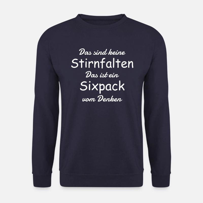 Falten altern älter werden Alterung Sprüche lustig - Unisex Pullover - Navy
