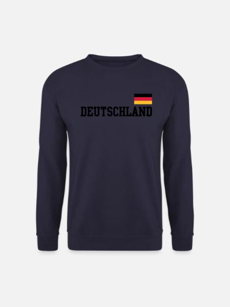 Deutschland Flagge - Germany-BRD-Fahne-Flagge - Unisex Pullover - Navy
