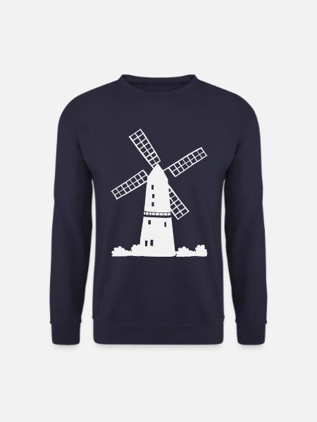 Windmühle Urlaub Ferien - Unisex Pullover - Navy