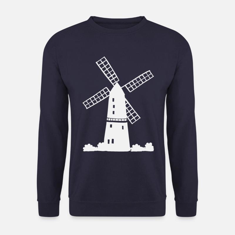 Windmühle Urlaub Ferien - Unisex Pullover - Navy