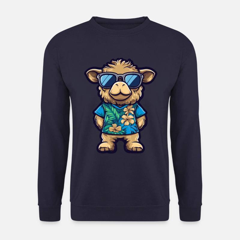 Kamel Comic Lustig Sommer - Unisex Pullover - Navy