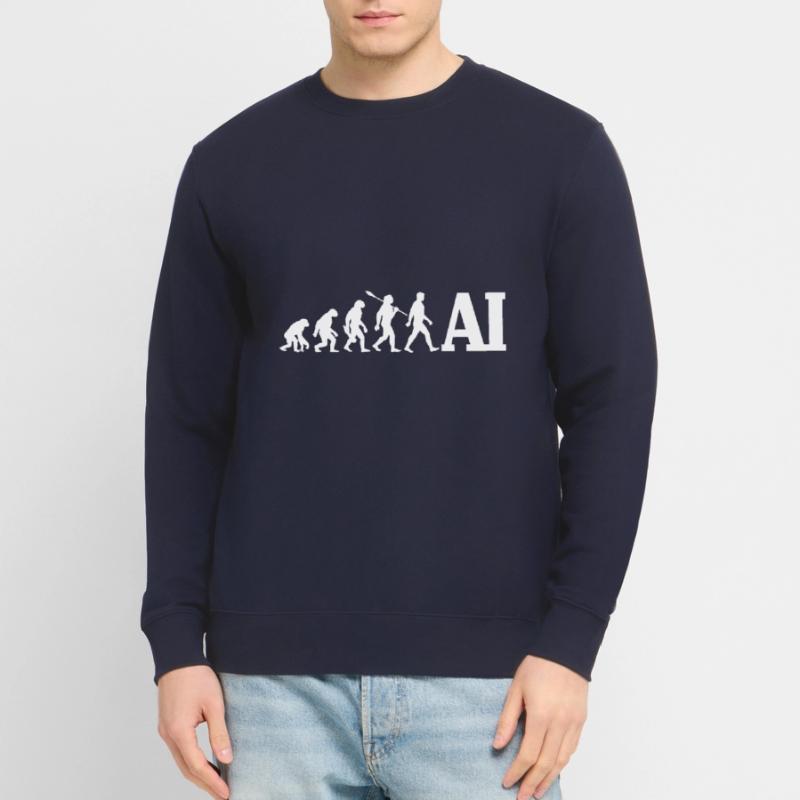 Evolution - Artificial Intelligence - AI Unisex Sweatshirt