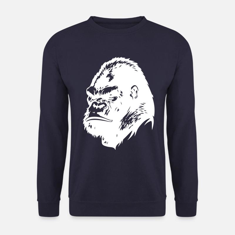 Gorilla Kopf - Unisex Pullover - Navy