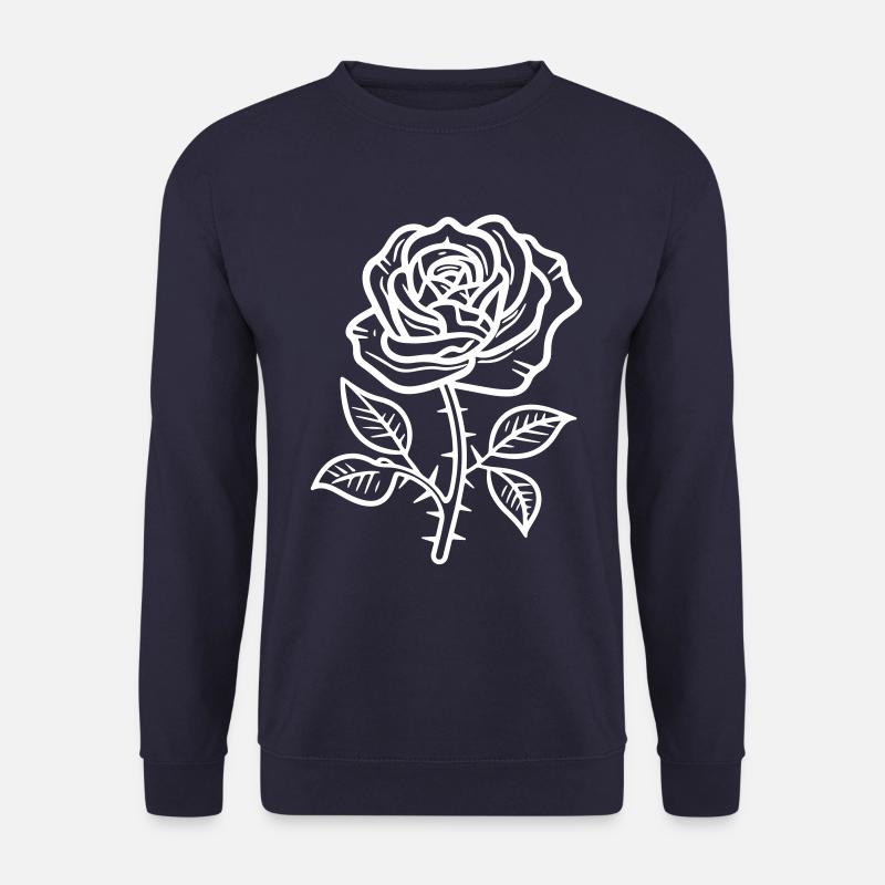 Rose Symbol - Unisex Pullover - Navy