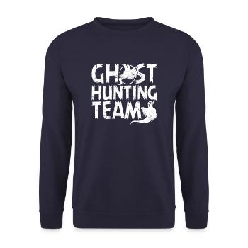 Ghost Hunting Fantômes Chasse Paranormal - Sweat-shirt Unisexe - marine - Devant - Alina (178cm) & Michal (187cm)