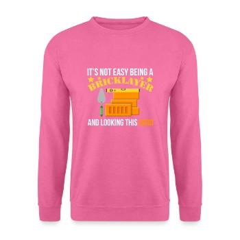 Artisans maçons Ouvriers du bâtiment Artisans du Mur - Sweat-shirt Unisexe - rose - Devant