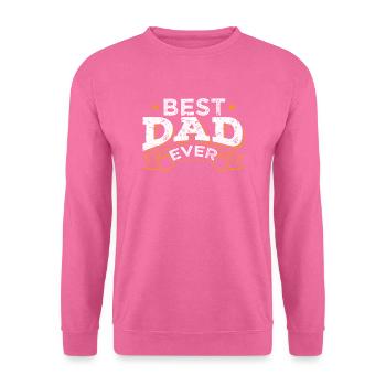 Cadeau de la fête des pères cadeau de papa père - Sweat-shirt Unisexe - rose - Devant