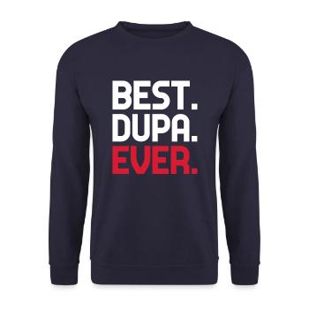 Dupa Polonais Pologne Polska Best Dupa Ever Ître - Sweat-shirt Unisexe - marine - Devant - Alina (178cm) & Michal (187cm)