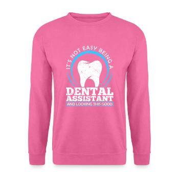 Assistante dentaire Dentistes Cabinet - Sweat-shirt Unisexe - rose - Devant