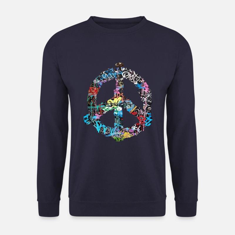 PEACE - Unisex Pullover - Navy