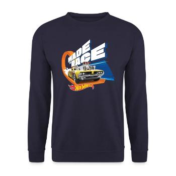 Hot Wheels Made To Race - Sweat-shirt Unisexe - marine - Devant - Alina (178cm) & Michal (187cm)