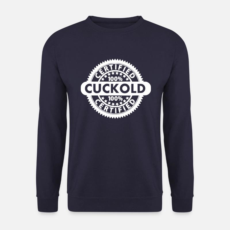 certified cuckold - Unisex Sweatshirt - navy