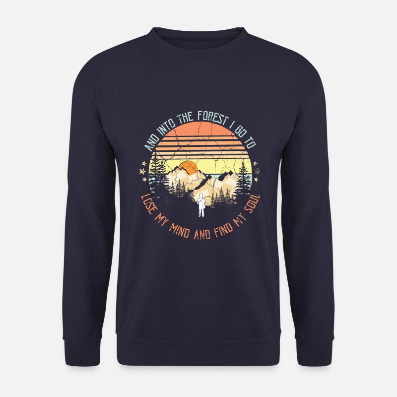 And into the forest I go to - Unisex Pullover - Navy