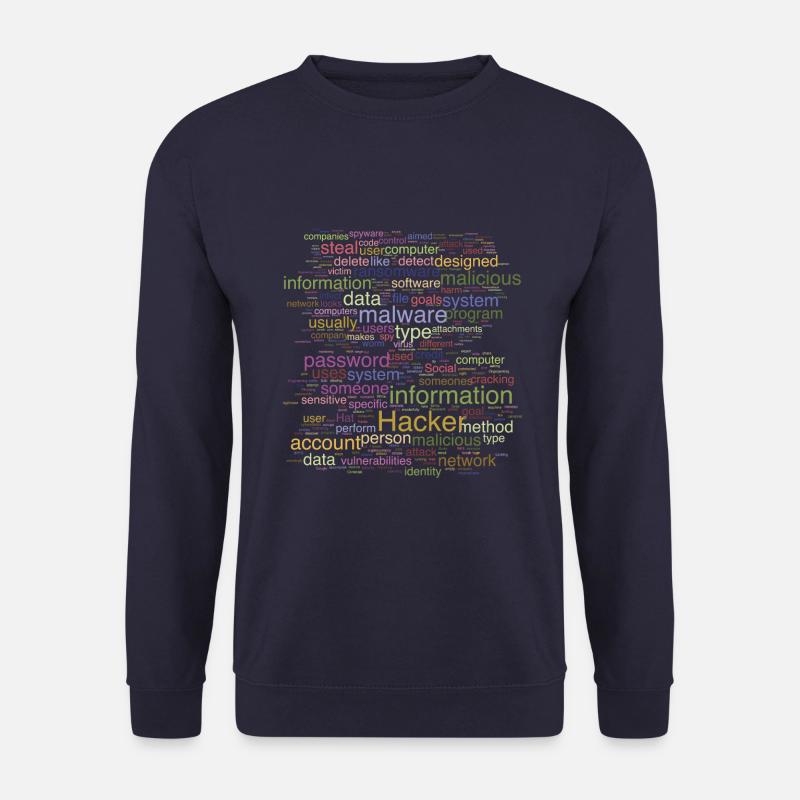 Cybersecurity Computer Programming Digital It - Unisex Sweatshirt - navy