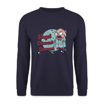 Pension de retraité drôle N’oubliez pas ma réduction - Sweat-shirt Unisexe - marine - Devant - Alina (178cm) & Michal (187cm)
