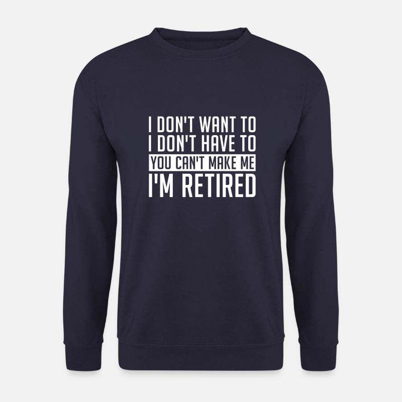 Rentner Rente - Unisex Pullover - Navy