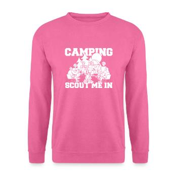 Boy Scout drôle - Sweat-shirt Unisexe - rose - Devant