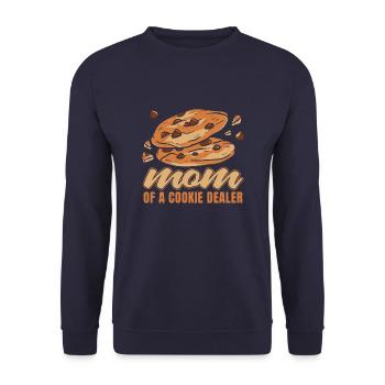 Boy Scout Mère Maman D’un Marchand De Biscuits - Sweat-shirt Unisexe - marine - Devant - Alina (178cm) & Michal (187cm)