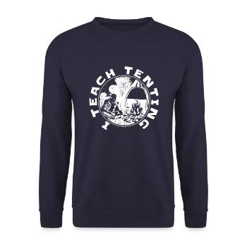 Éclaireur - Sweat-shirt Unisexe - marine - Devant - Alina (178cm) & Michal (187cm)