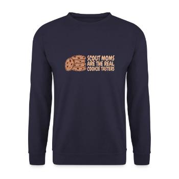 Pfadfinder Mutter - Unisex Pullover - Navy - Vorne - Alina (178cm) & Michal (187cm)