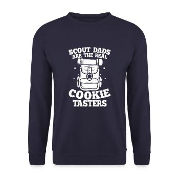 Boy Scout Cookies - Sweat-shirt Unisexe - marine - Devant - Alina (178cm) & Michal (187cm)