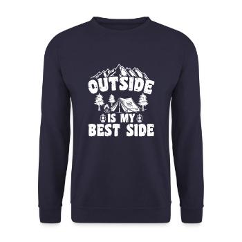 Pfadfinder - Unisex Pullover - Navy - Vorne - Alina (178cm) & Michal (187cm)