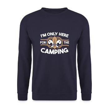 Boy Scout Funny - Unisex Sweatshirt - navy - Front - Alina (178cm) & Michal (187cm)