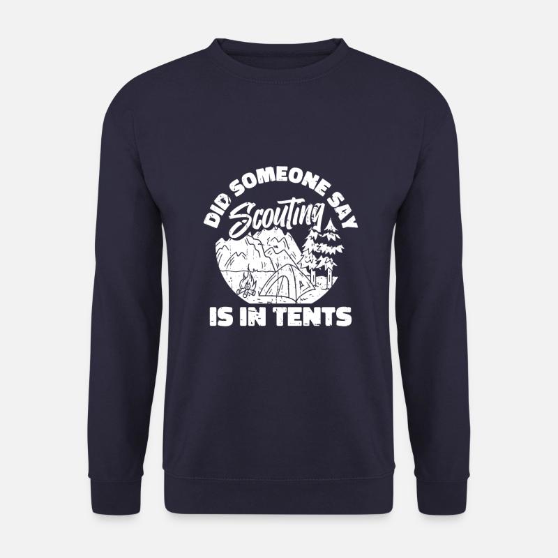 Boy Scout Tent - Unisex Sweatshirt - navy