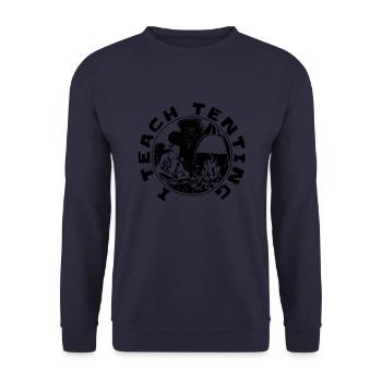 Éclaireur - Sweat-shirt Unisexe - marine - Devant - Alina (178cm) & Michal (187cm)