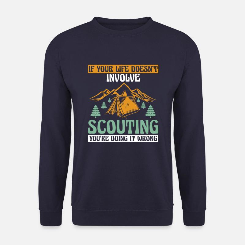 Pfadfinder Lustig - Unisex Pullover - Navy