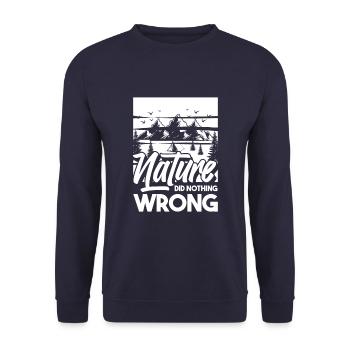 Boy Scouts Nature - Sweat-shirt Unisexe - marine - Devant - Alina (178cm) & Michal (187cm)