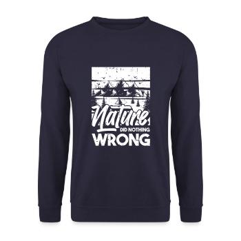 Boy Scouts Nature - Sweat-shirt Unisexe - marine - Devant - Alina (178cm) & Michal (187cm)