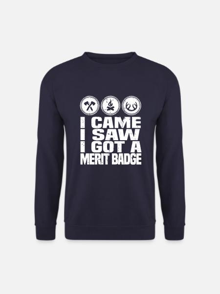 Insigne scout - Sweat-shirt Unisexe - marine