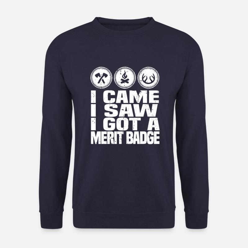 Boy Scout Badge - Unisex Sweatshirt - navy