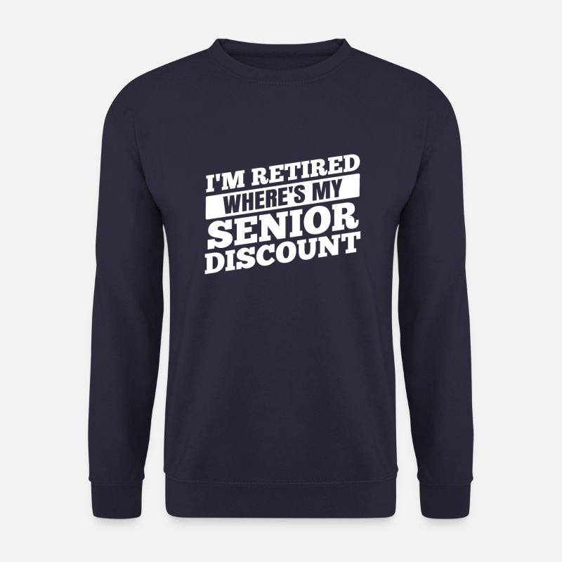 Pensioner pension funny - Unisex Sweatshirt - navy