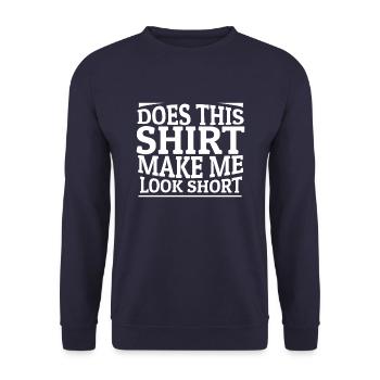 Schwarzer Humor - Unisex Pullover - Navy - Vorne - Alina (178cm) & Michal (187cm)