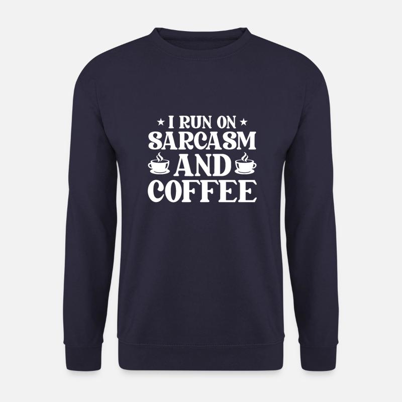 Black Humor Coffee - Unisex Sweatshirt - navy