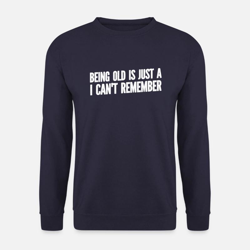 Schwarzer Humor Witzig - Unisex Pullover - Navy