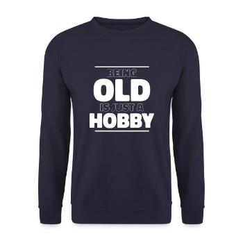 Black Humor Funny - Unisex Sweatshirt - navy - Front - Alina (178cm) & Michal (187cm)