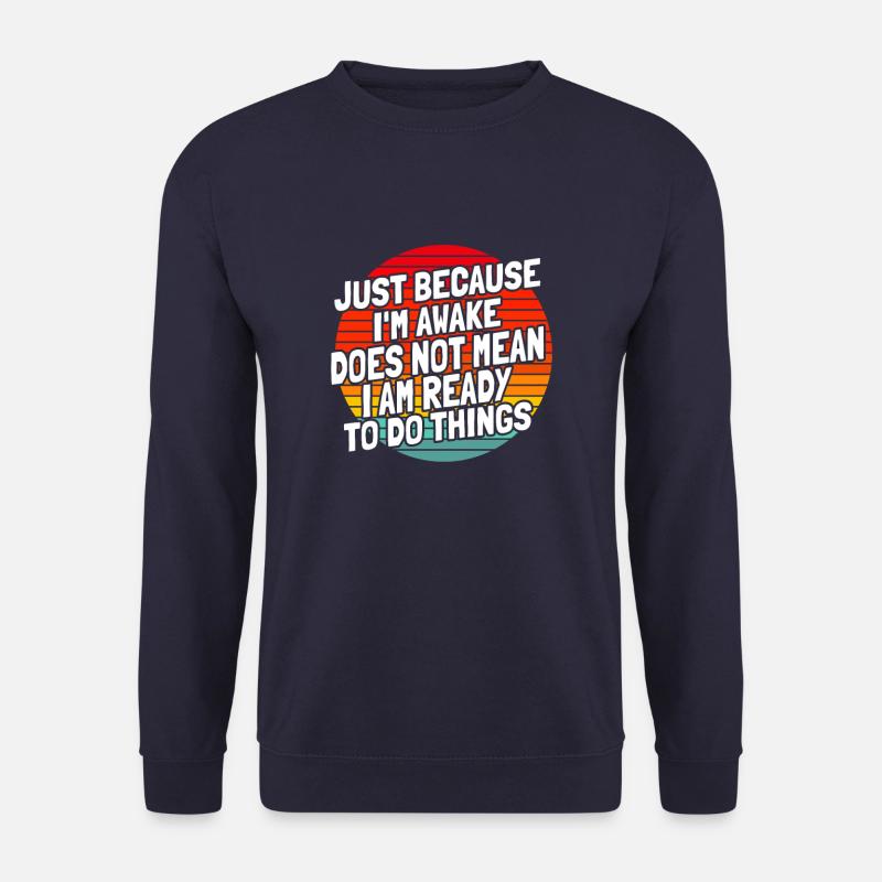 Schwarzer Humor - Unisex Pullover - Navy