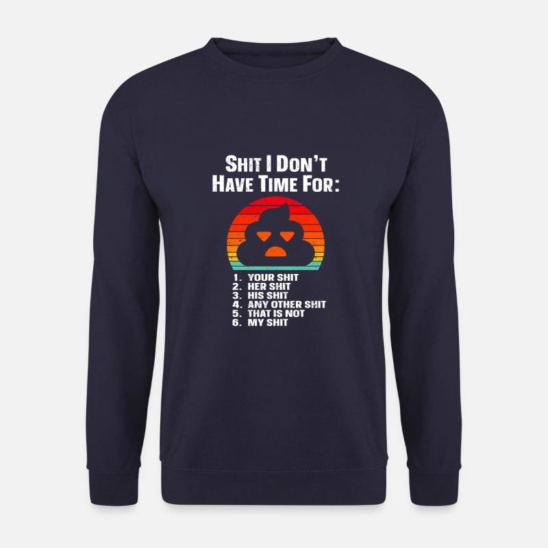 Schwarzer Humor - Unisex Pullover - Navy
