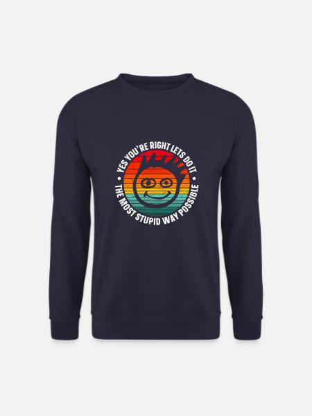 Schwarzer Humor - Unisex Pullover - Navy