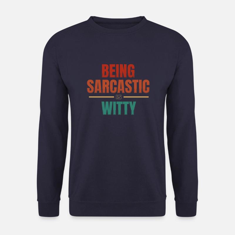 Schwarzer Humor - Unisex Pullover - Navy