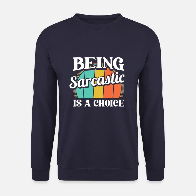 Schwarzer Humor - Unisex Pullover - Navy