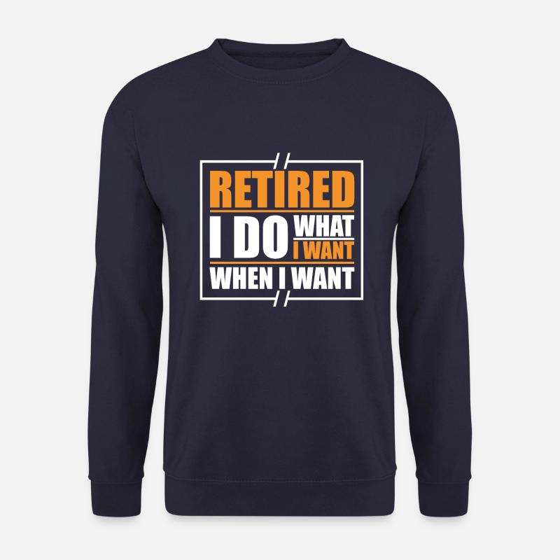 Rentner Rente Lustig - Unisex Pullover - Navy
