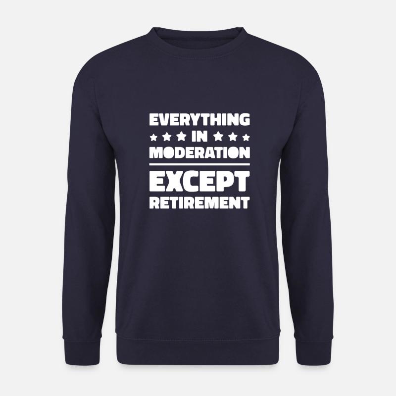 Pensioner Pension Funny - Unisex Sweatshirt - navy
