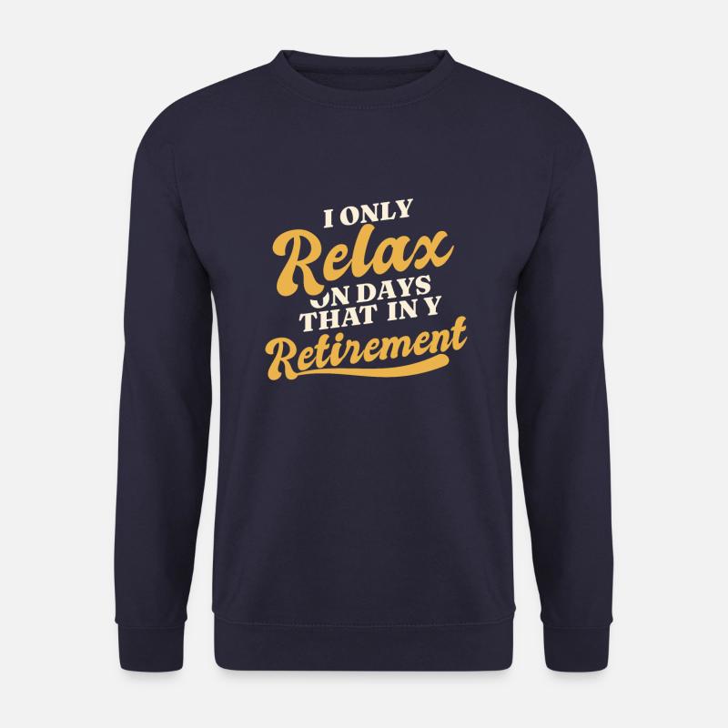 Rentner Rente Entspannen - Unisex Pullover - Navy